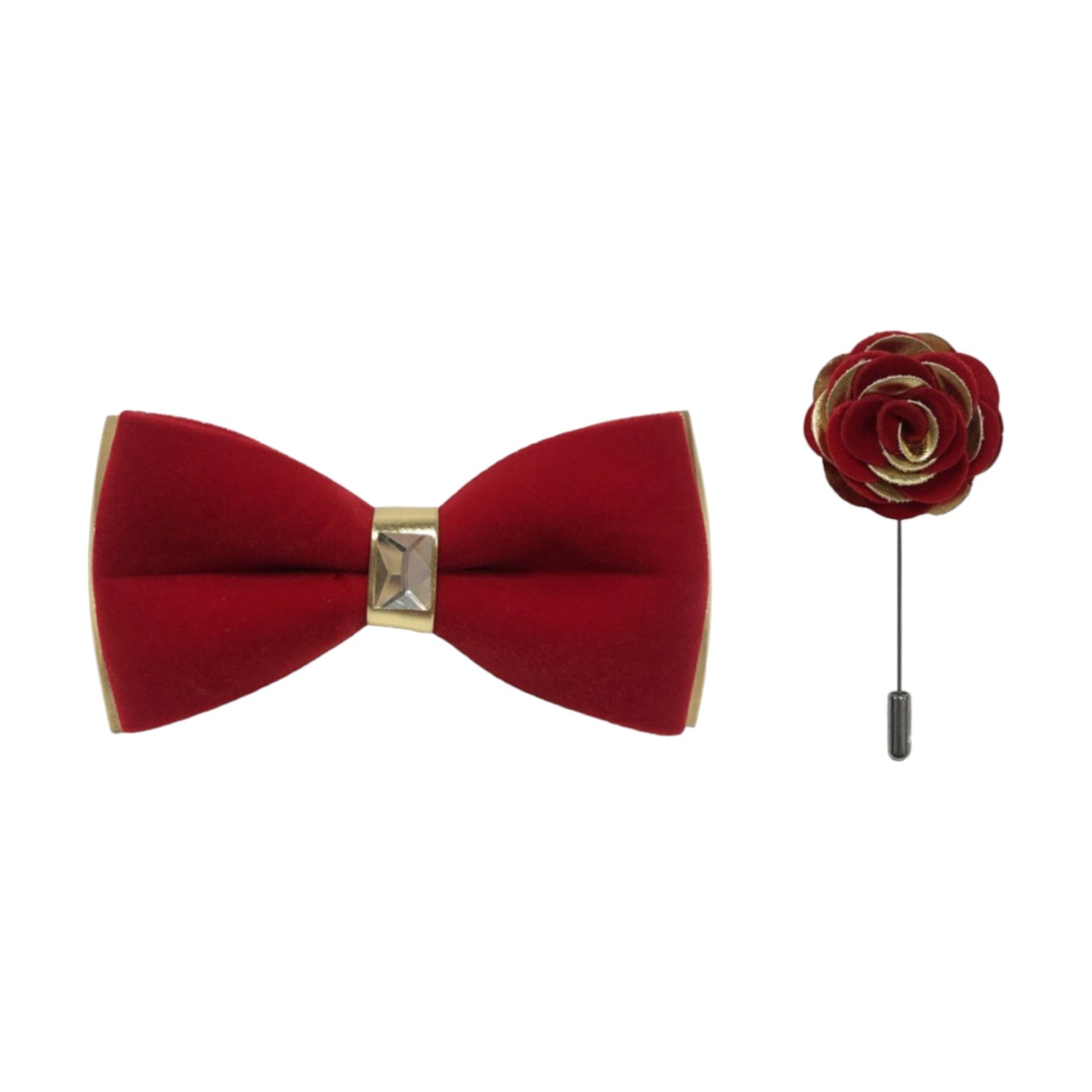 BRAND Q: Gold 2Tone Bow BPVG100